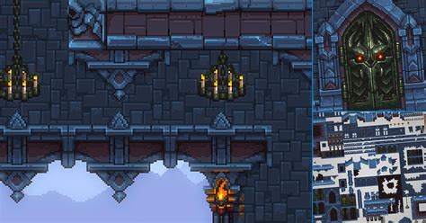 2d Pixel Side Scroller Level Set 2d Environments Unity Asset Store