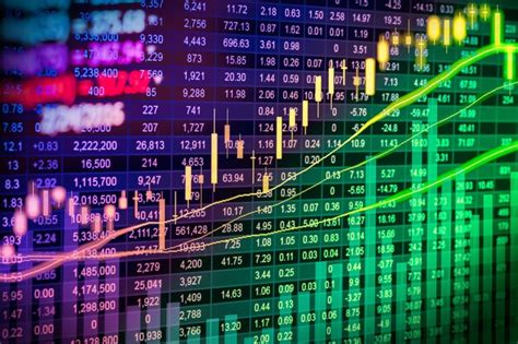 Premium Photo Close Up Of Stock Market Data Diagram