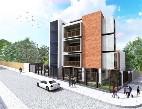 D Edificio De Departamentos Render Arquitectos Py Paraguay