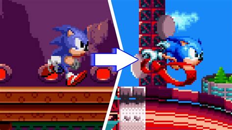 Cyan City Zone Sonic Mania Plus Mods Gameplay Youtube