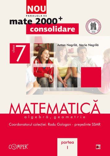 Matematica Consolidare Clasa A VII A Partea I Radu Gologan Amazon