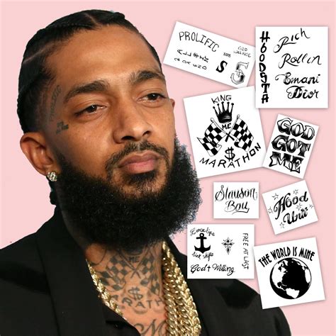 Nipsey Hussle Temporary Tattoos – FashionTats.com