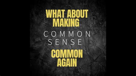 What About Making Common Sense Common Again Shorts Shortvideo