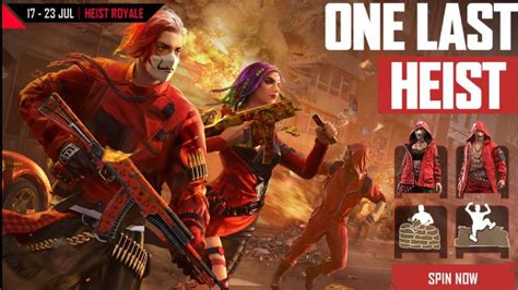 Free Fire Heist Royale Event Returns With Plan Bermuda Bundle Emotes