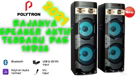 Polytron Pas 10d28 Speaker Aktif Yang Paling Dicari Youtube