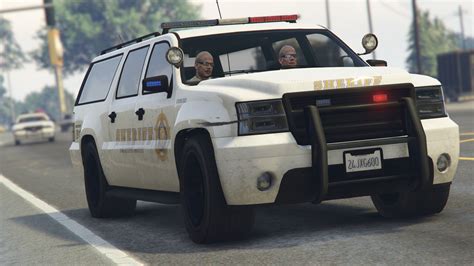 White Sheriff2 Suv Gta5