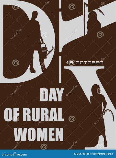 Day Of Rural Women Stock Vector Illustration Of Rural