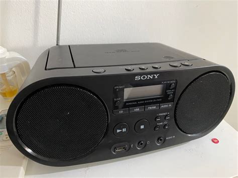 Sony Zs Ps Black Portable Cd Player Digital Tuner Am Fm Radio Audio