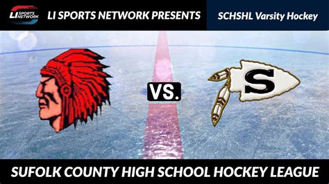 SCHSHL Varsity Hockey East Islip Vs Sachem YouTube