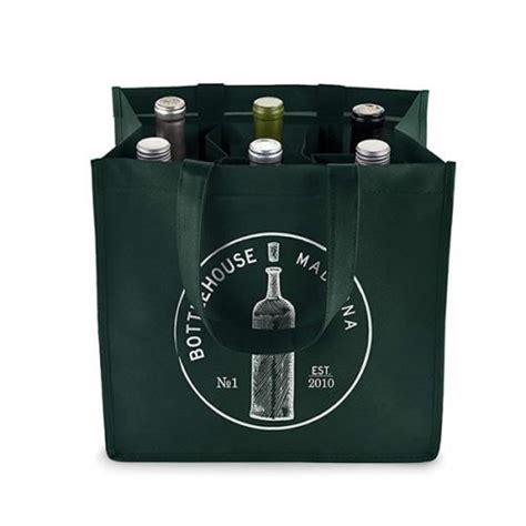 Reusable 6 Bottle Wine Gift Bag The One Packing Solution