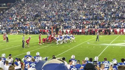 Fans Rush The Field As Byu Breaks Loosing Streak To Utah Youtube