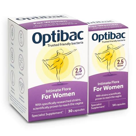 OptiBac Probiotics For Women - Vaginal Flora for Intimate Health