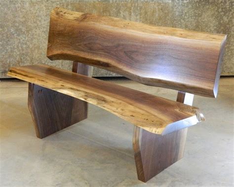 Rustic Wood Bench Live Edge Bench Live Edge Wood Bench Wood | Etsy ...