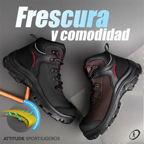 Bota De Seguridad Industrial Urbana Riverline Attitude Env O Gratis