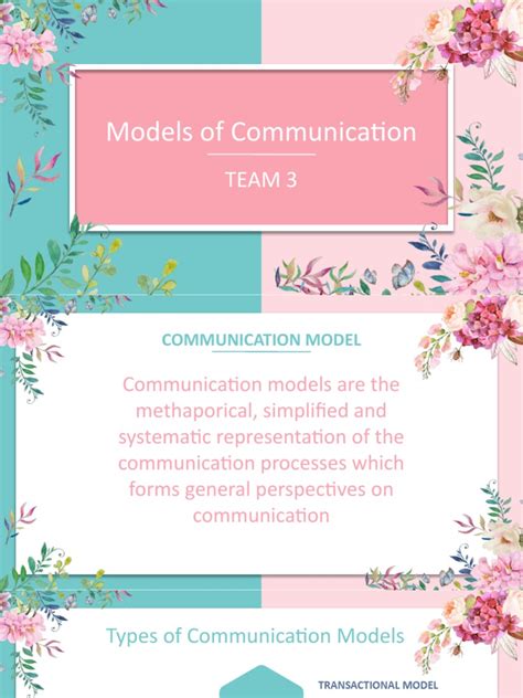 Types of Communication Models | PDF | Communication | Human Communication