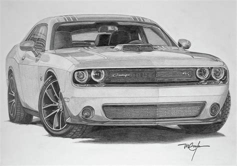 Dodge Challenger Drawings