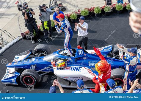 Indycar Series May Gmr Grand Prix Alex Palou Editorial Stock Image