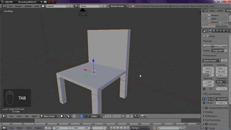 Tutorial Membuat Kursi Sederhana Di Blender YouTube