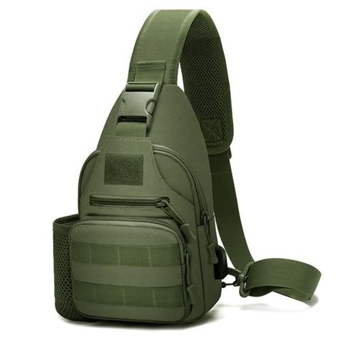 Sacs à dos randonnée Sac de poitrine militaire tactique Molle pour