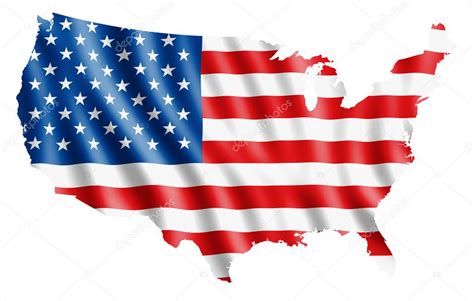 USA country flag map — Stock Photo © photosoupy #9761266