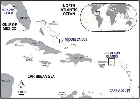 Map Of Florida Caribbean - Franny Antonietta