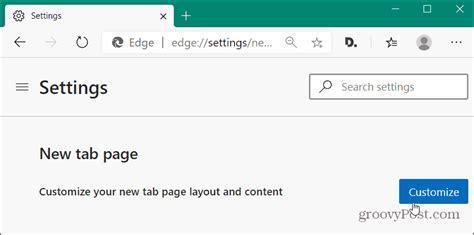 How To Customize The New Tab Page For Microsoft Edge Chromium