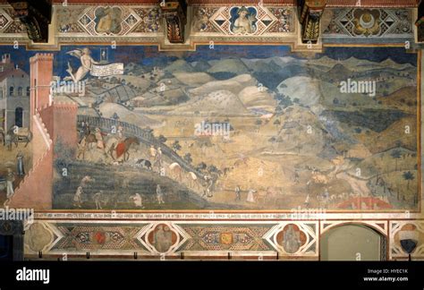 Ambrogio Lorenzetti Effetti Del Buon Governo In Campagna Google Art