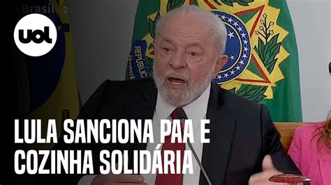 Lula Critica Gastos Armas De Guerra E Valoriza Programas De