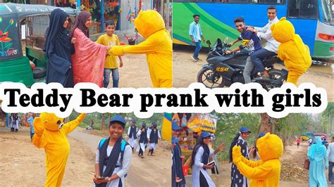 Teddy Bear Funny Dance In Public Place New Prank Video 2023 Ah