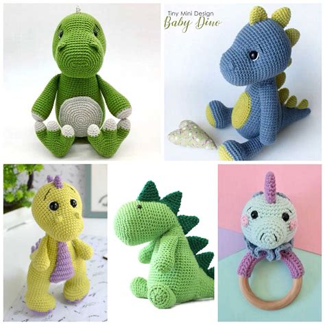 Free Crochet Pattern Dinosaur Deanafinlas