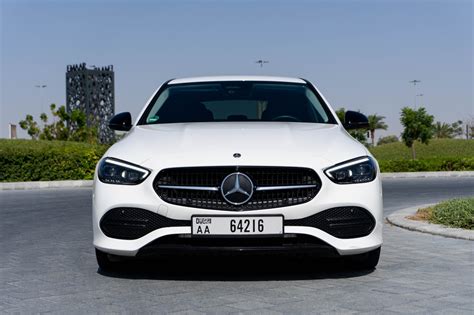 Rent A Mercedes C200 White 2022 ID 05905 In Dubai Renty Ae