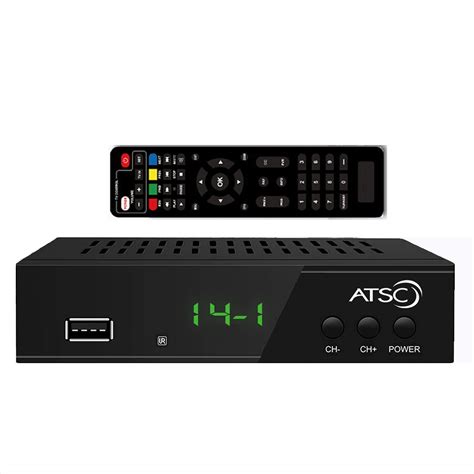 ATSC TV tuner digital converter box USB DVR recorder TV, multimedia box, digital clock 12/24 ...