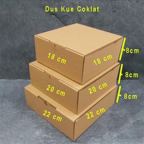 Jual Dus Kue Tebal 20x20x8 Box Kue Cantik Dus Kue Kekinian Shopee Indonesia