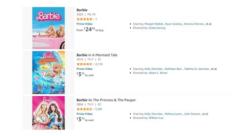 Where To Watch Barbie Movies For Free Live Your Fantasy