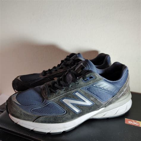 New Balance Iconic Blue Leather Sneakers M Nv Gem