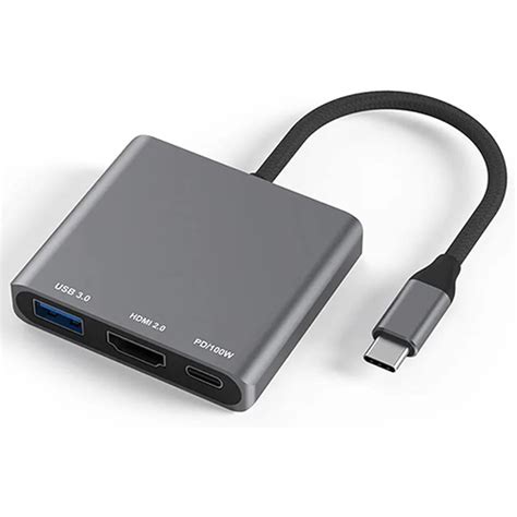 Lemorele 5 In 1 Usb Hub Hdmi Multiport Adapter Usb C Dock With 4k Hdmi