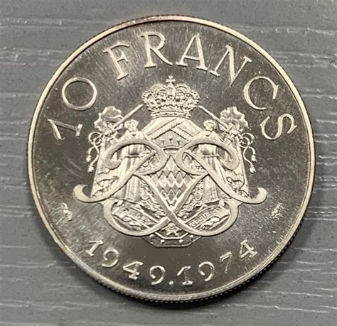 Monaco Francs Rainier Iii Essai En Argent Catawiki