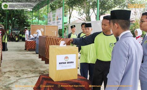 OSIM MAN Asahan Gelar Pemilihan Ketua Dan Wakil Ketua OSIM Masa Bakti