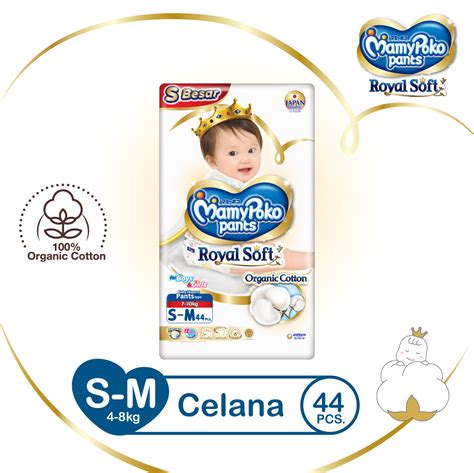 Promo Mamypoko Pants Royal Soft SM 44 Popok Celana Diskon 22 Di Seller