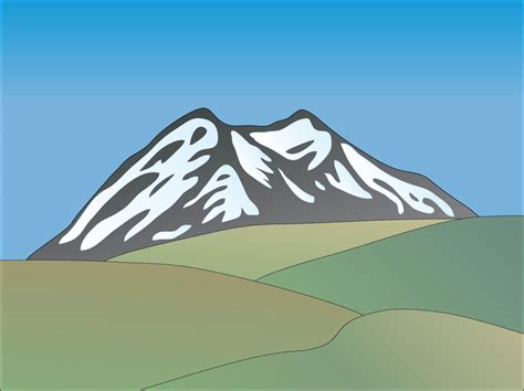 Mountain Landscape Vector Vector Art & Graphics | freevector.com