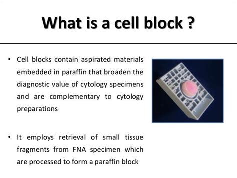 Cell Block And Its Diagnostic Utility