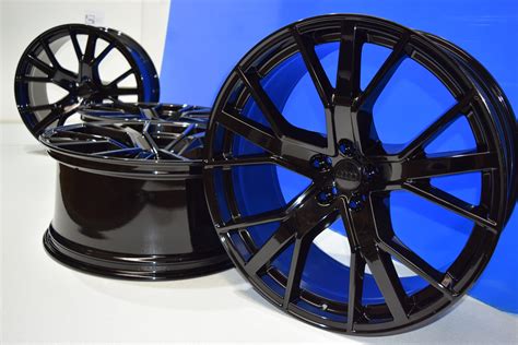 22″ Audi Q8 SQ8 SQ7 Black 2019 2020 2021 2022 2023 96815 Factory OEM wheels rims – Factory Wheel ...