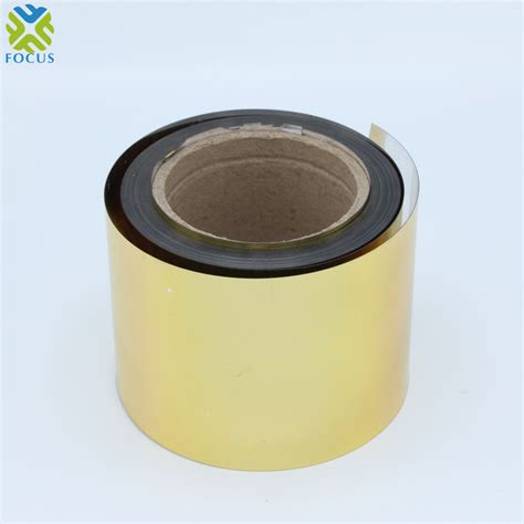 Silver And Gold Metal Pe Coated Pet Hot Thermal Lamination Film China