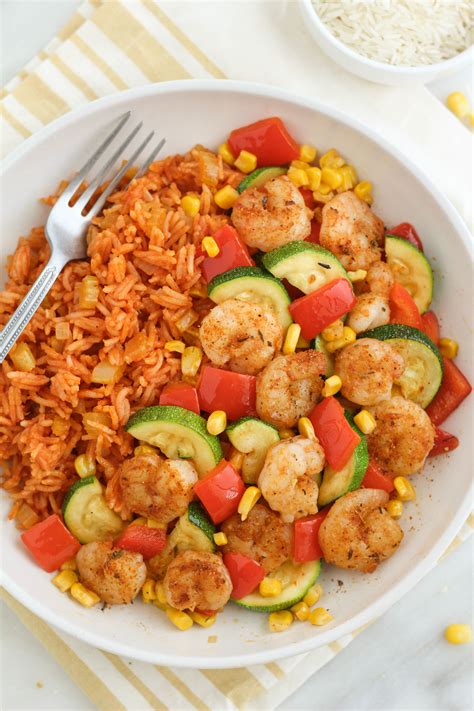 Cajun Shrimp Skillet With Veggies Rice Zen Spice