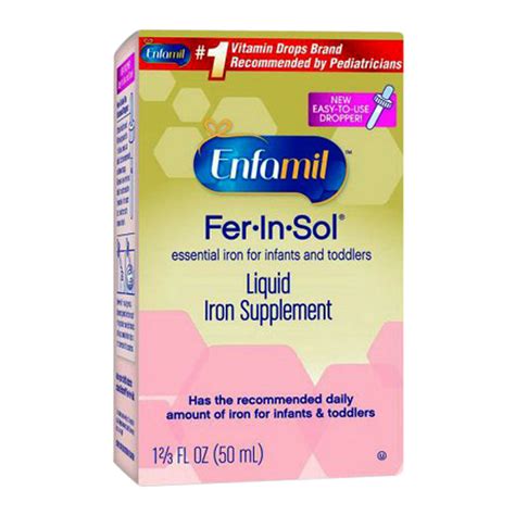 Fer In Sol Iron Supplement Drops 15mgml 50ml Mountainside Medical