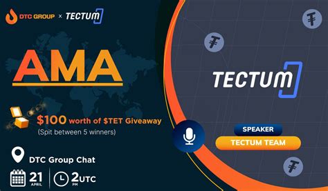 Tectum And Dtc Group To Host Ama Session Tectum Blockchain