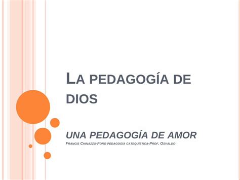 PDF La pedagogía de dios DOKUMEN TIPS