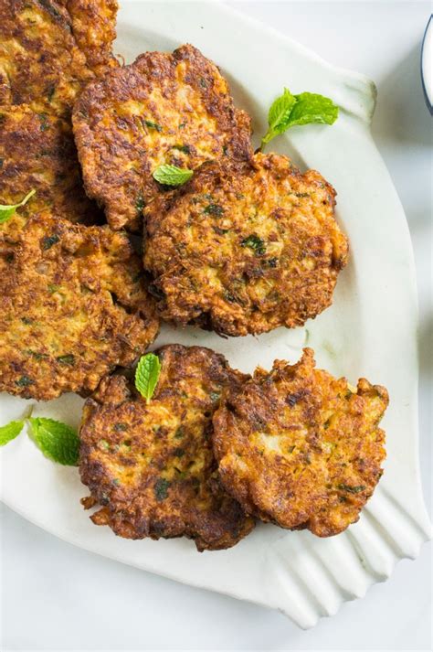 Cauliflower Fritters with Two Dipping Sauces