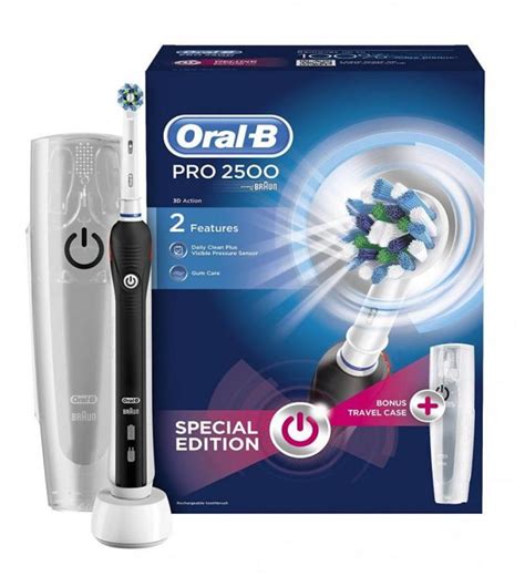 Oral B Pro 2500 Electric Rechargeable Toothbrush Powered By Braun