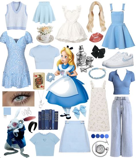 This Is A Collage Of Clothing Inspirations To Create A Diy Alice In